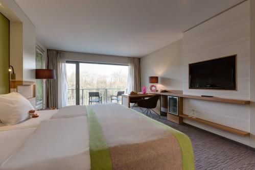 Silva H&ocirc;tel Spa-Balmoral - Chambre design avec vue sur la for&ecirc;t